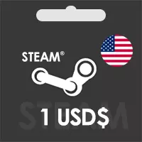 گیفت کارت ۱ دلاری استیم STEAM آمریکا